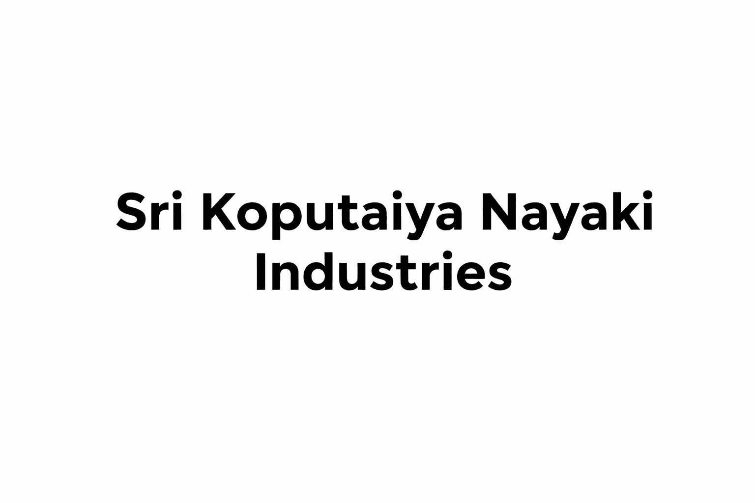 Sri Koputaiya Nayaki Industries