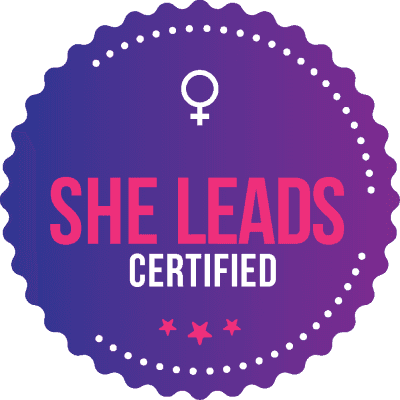 SheLeads Certified badge
