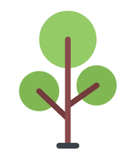 Tree planting illustration